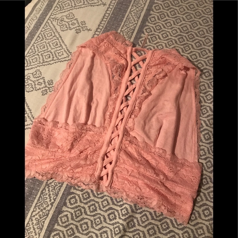 Poof! Bralette In Antique Pink​​​​​​​​​ - Picture 7 of 7